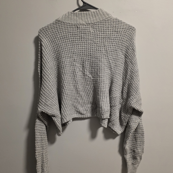 Hollister Light Gray Cowl Neck Sweater - Picture 3 of 3